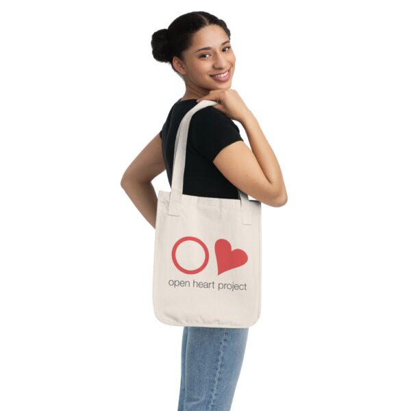 Open Heart Project Organic Canvas Tote Bag - Image 4