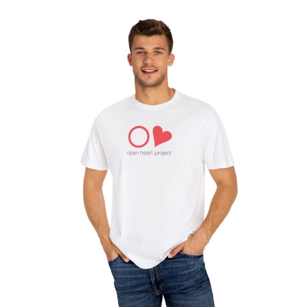 Classic Crew Neck Open Heart Project Tee - Image 4